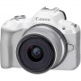 Canon EOS | R50 | RF-S 18-45mm F4.5-6.3 IS STM lens | Grey | White - 2
